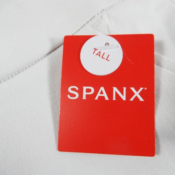 SPANX On-The-Go Kick Flare Pull-on PANTS Size XL Tall White Stretch NEW 20373T - Picture 11 of 13